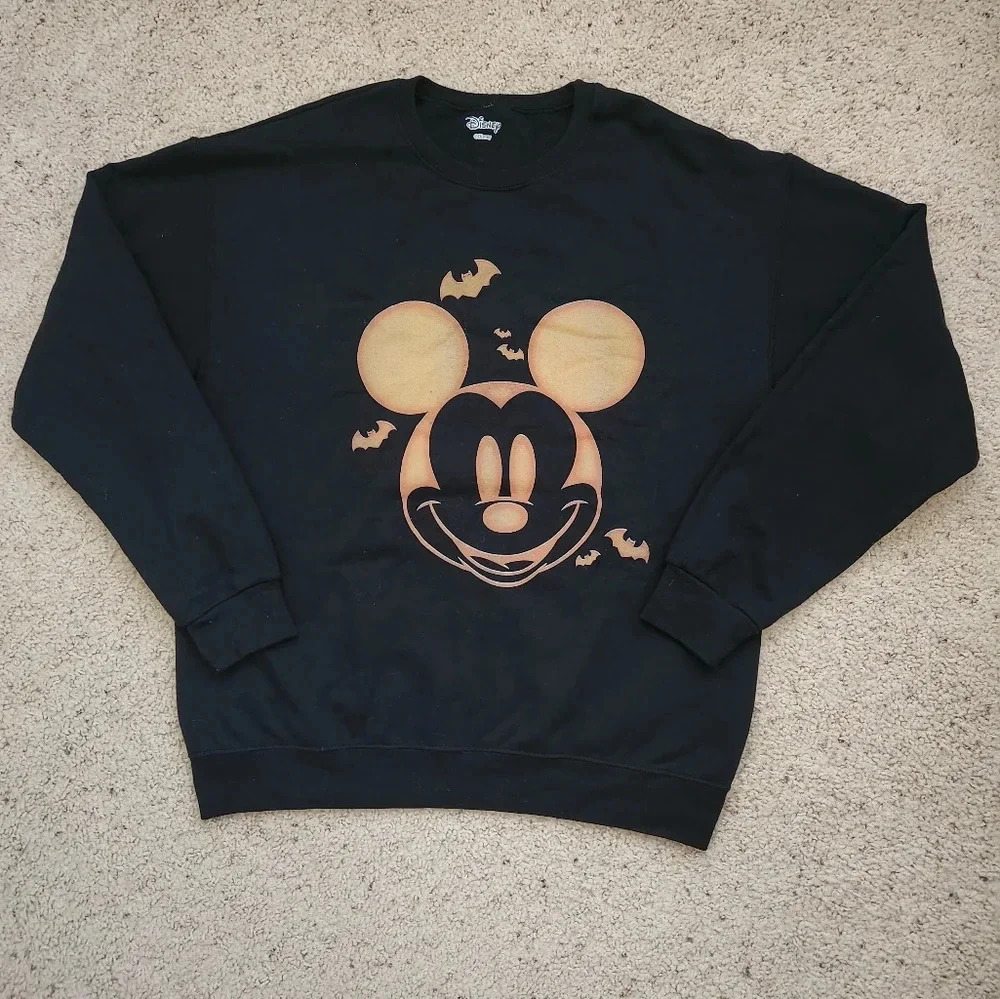 Disney Mickey Halloween Pumpkin Crewneck Size‎ XL